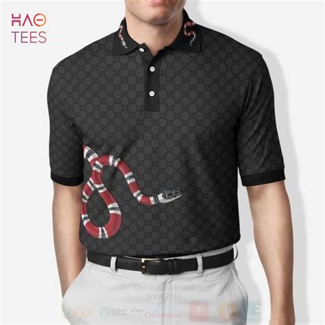 gucci circle snake t shirt|gucci polo shirt snake collar.